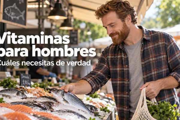 Vitaminas para hombres: cuáles necesitas de verdad