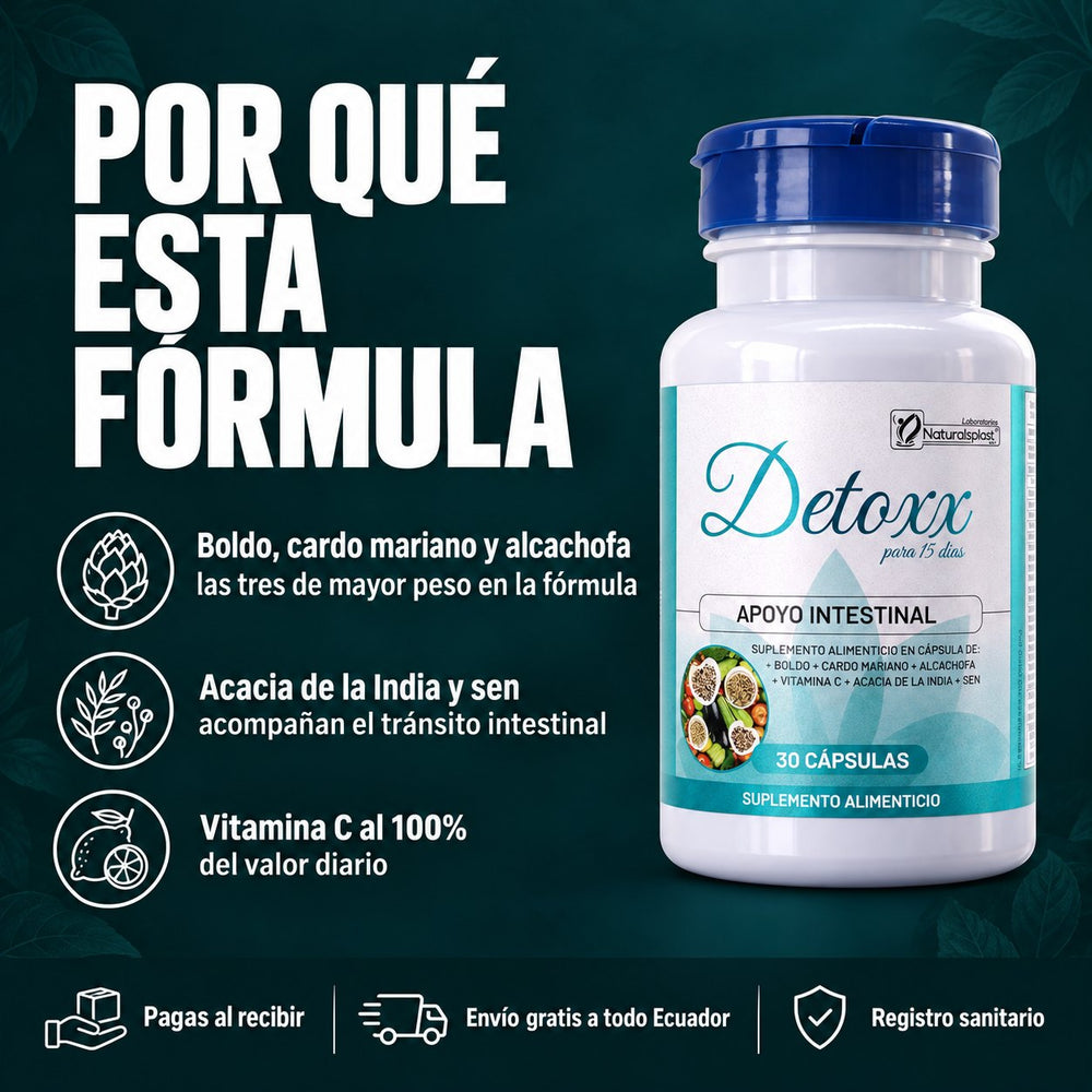 Por qué esta fórmula: boldo, cardo mariano y alcachofa, con acacia, sen y vitamina C