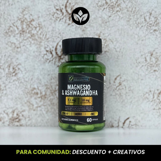 Magnesio + Ashwagandha Vitandes - frasco 60 cápsulas