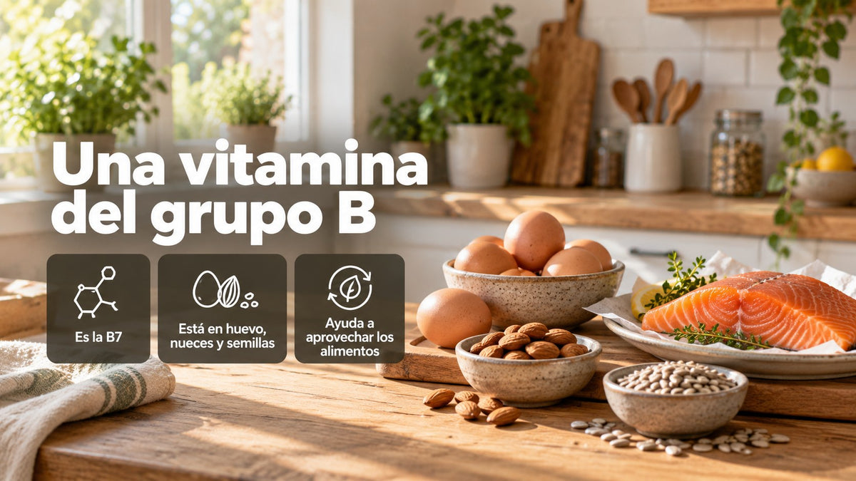 Huevos, almendras, semillas y salmón, alimentos con biotina