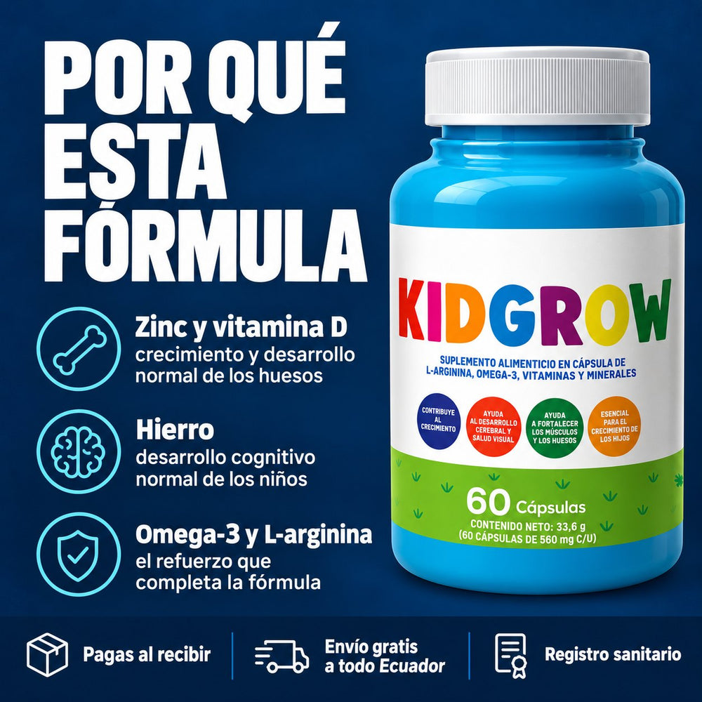 Por qué esta fórmula: zinc, vitamina D, hierro, omega-3 y L-arginina