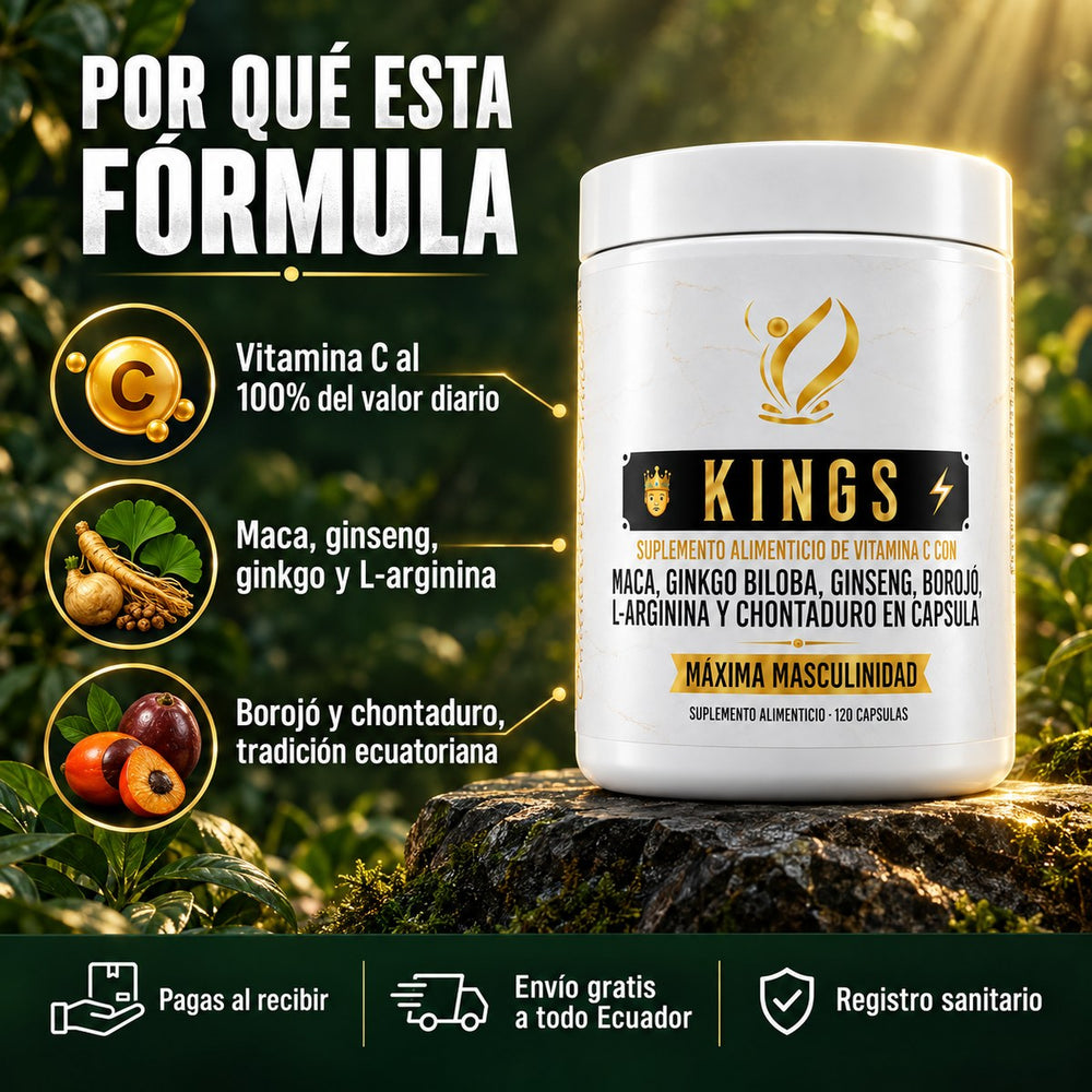 Por qué esta fórmula: vitamina C con maca, ginseng, ginkgo, borojó y chontaduro