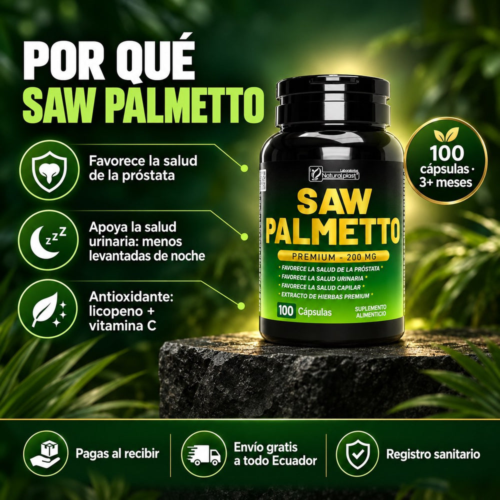 Por qué Saw Palmetto: próstata, vías urinarias y antioxidantes