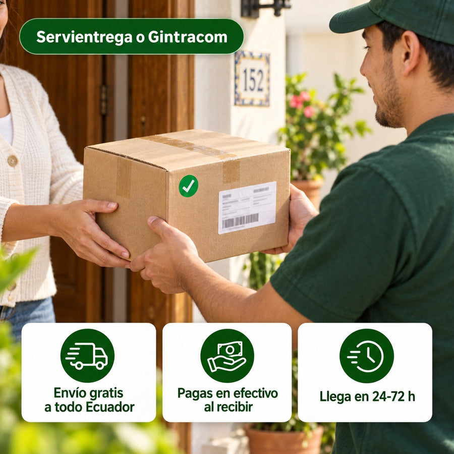 Así llega a tu casa: envío gratis, pagas al recibir, 24 a 72 horas